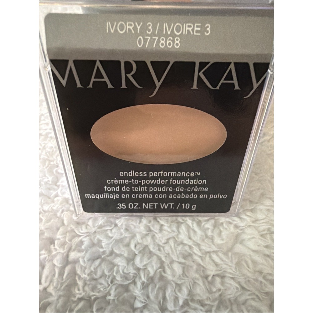 Mary Kay Endless Performance Creme To Powder Ivory 3 New 077868 Discontinued